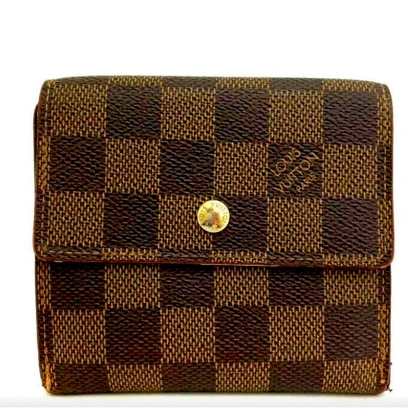 Louis Vuitton Wallet Damier Portefeiulle Elise Trifold - Picture 1 of 8